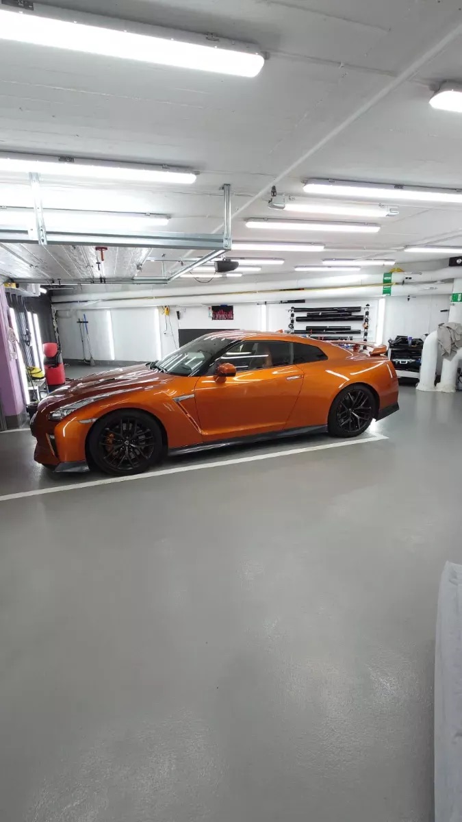 Nissan GT-R i Fordonsstudions PPF-studio